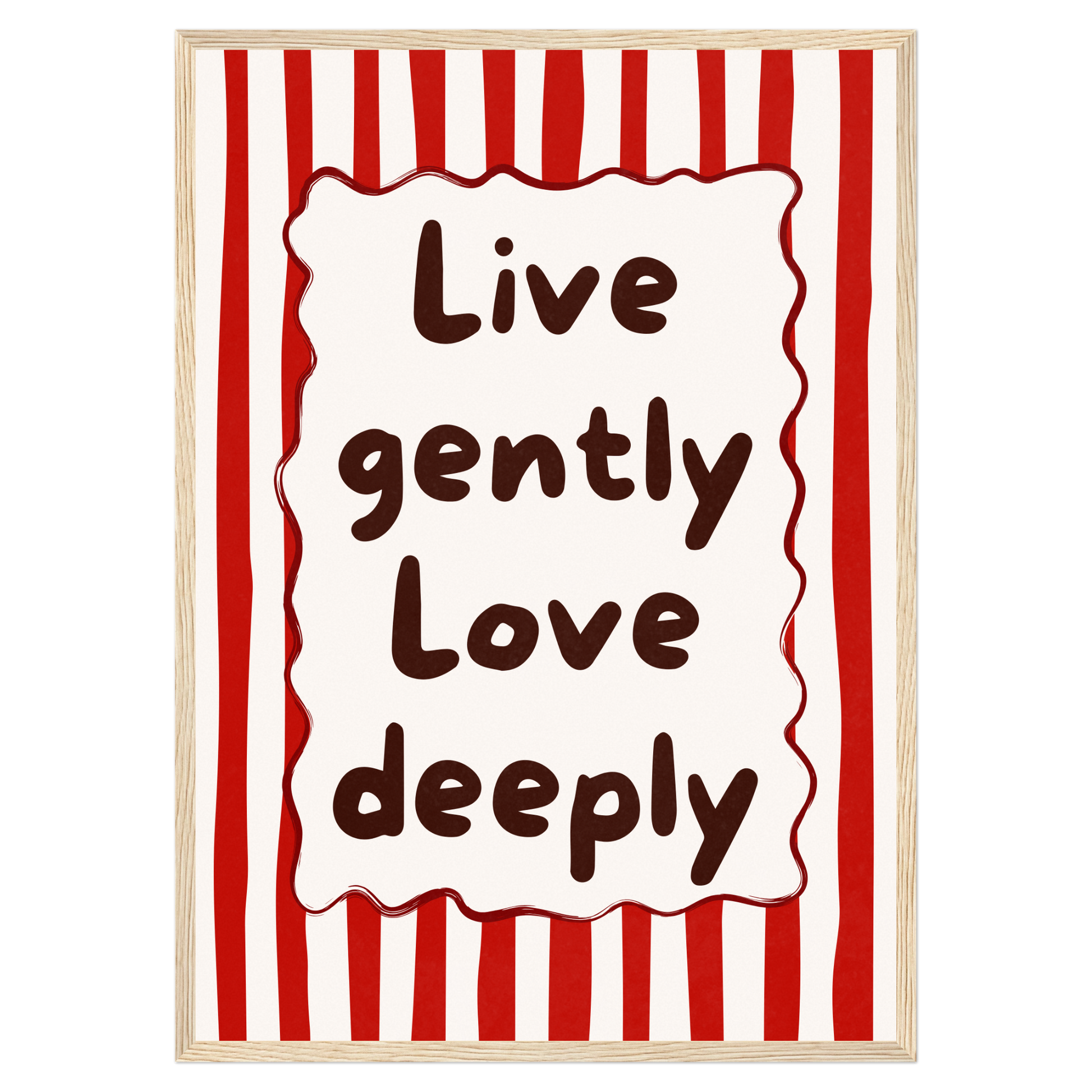 Live & Love Bleue Vague Flow Print Material