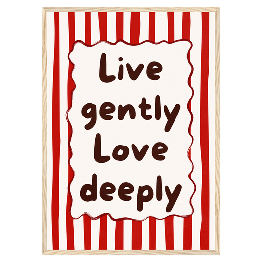 Live & Love Bleue Vague Flow Print Material