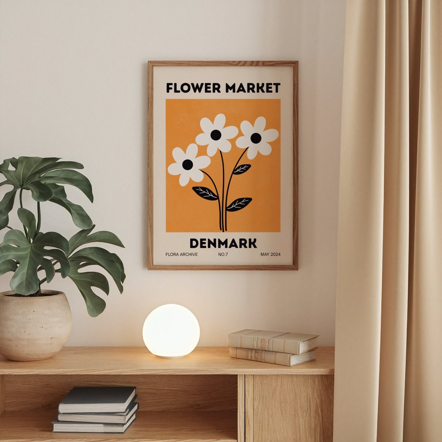 Flower Market - Denmark Bleue Vague Flow