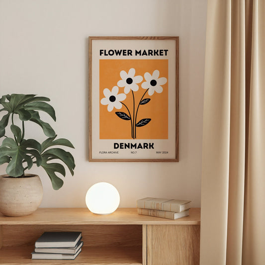 Flower Market - Denmark Bleue Vague Flow