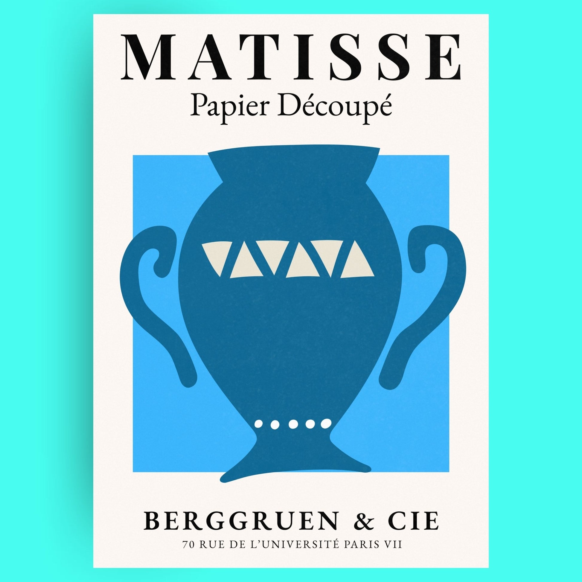 Matisse Papier Découpé - No6 - Bleue Vague Flow