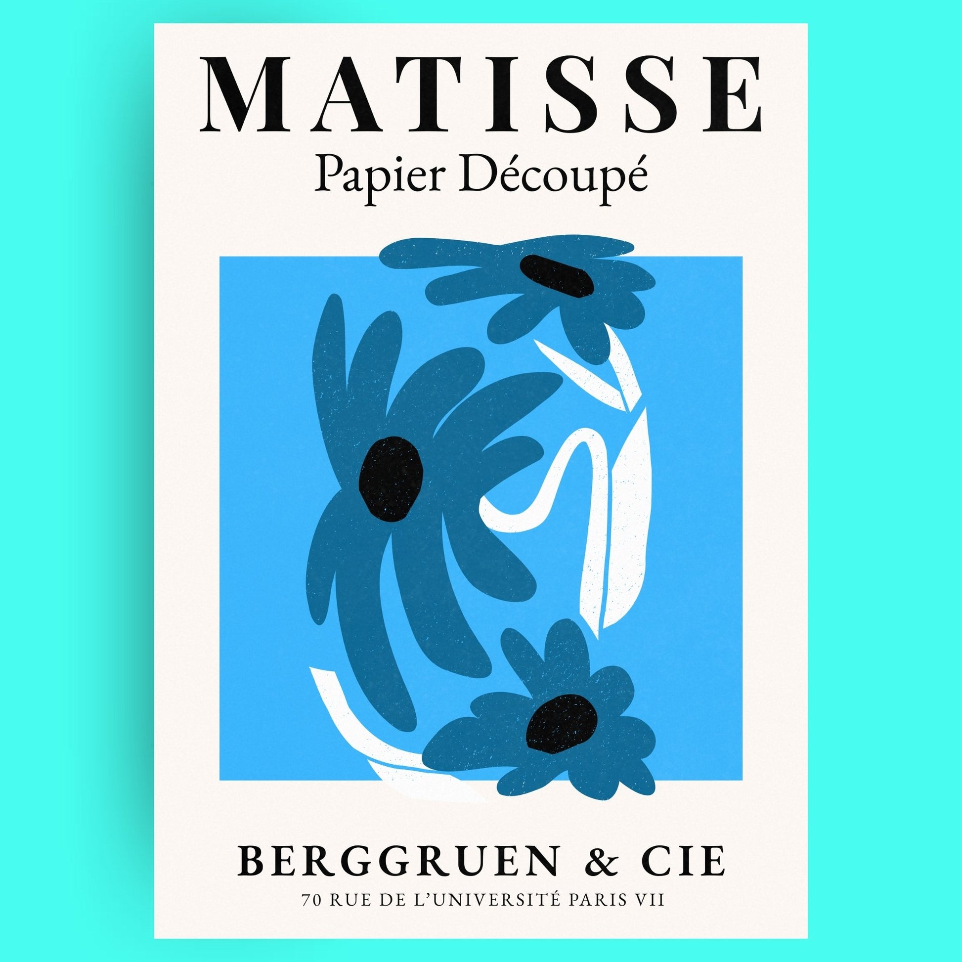 Matisse Papier Découpé - No5 - Bleue Vague Flow