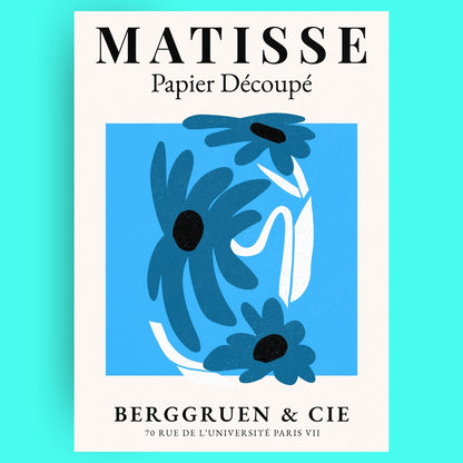 Matisse Papier Découpé - No5 - Bleue Vague Flow