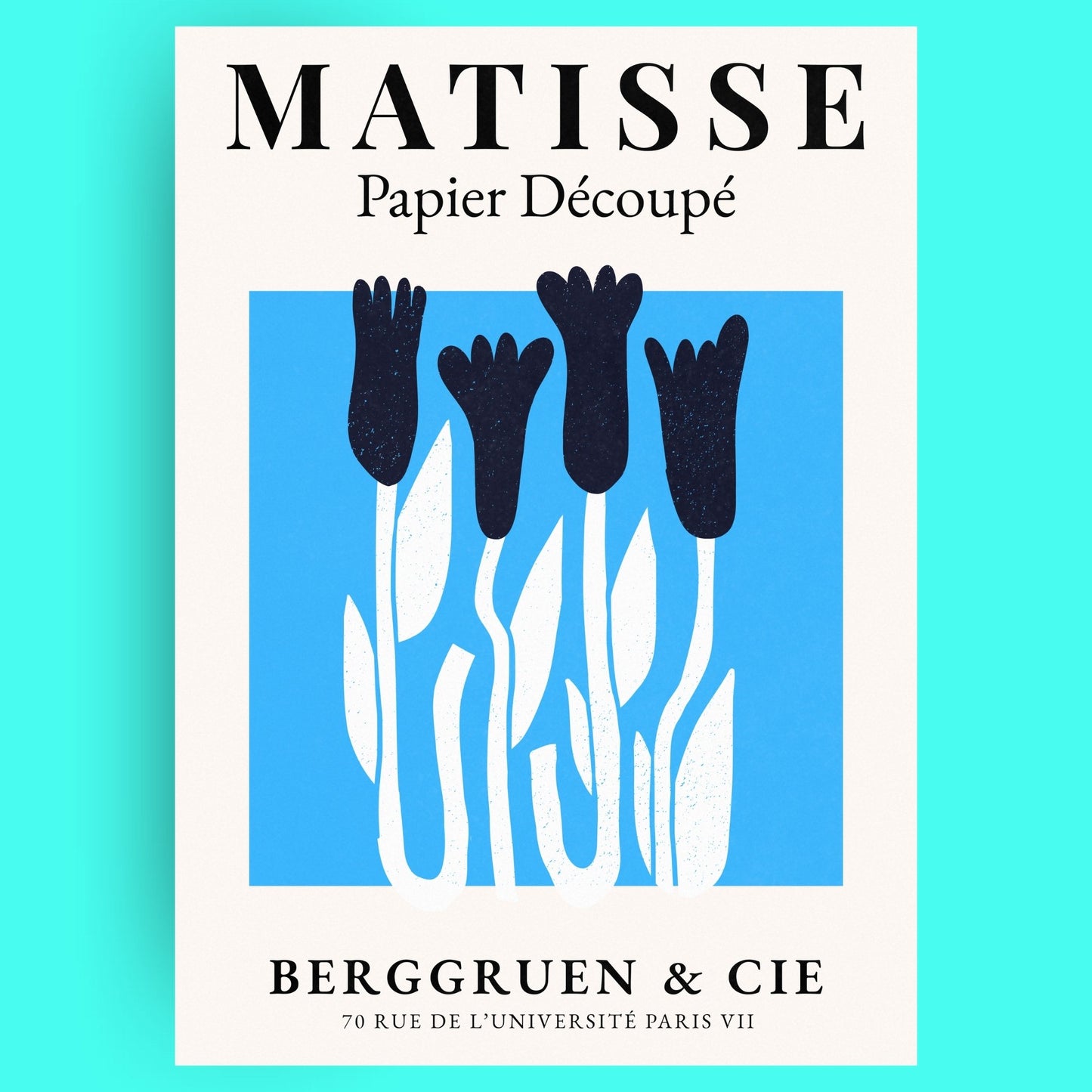 Matisse Papier Découpé - No7 - Bleue Vague Flow