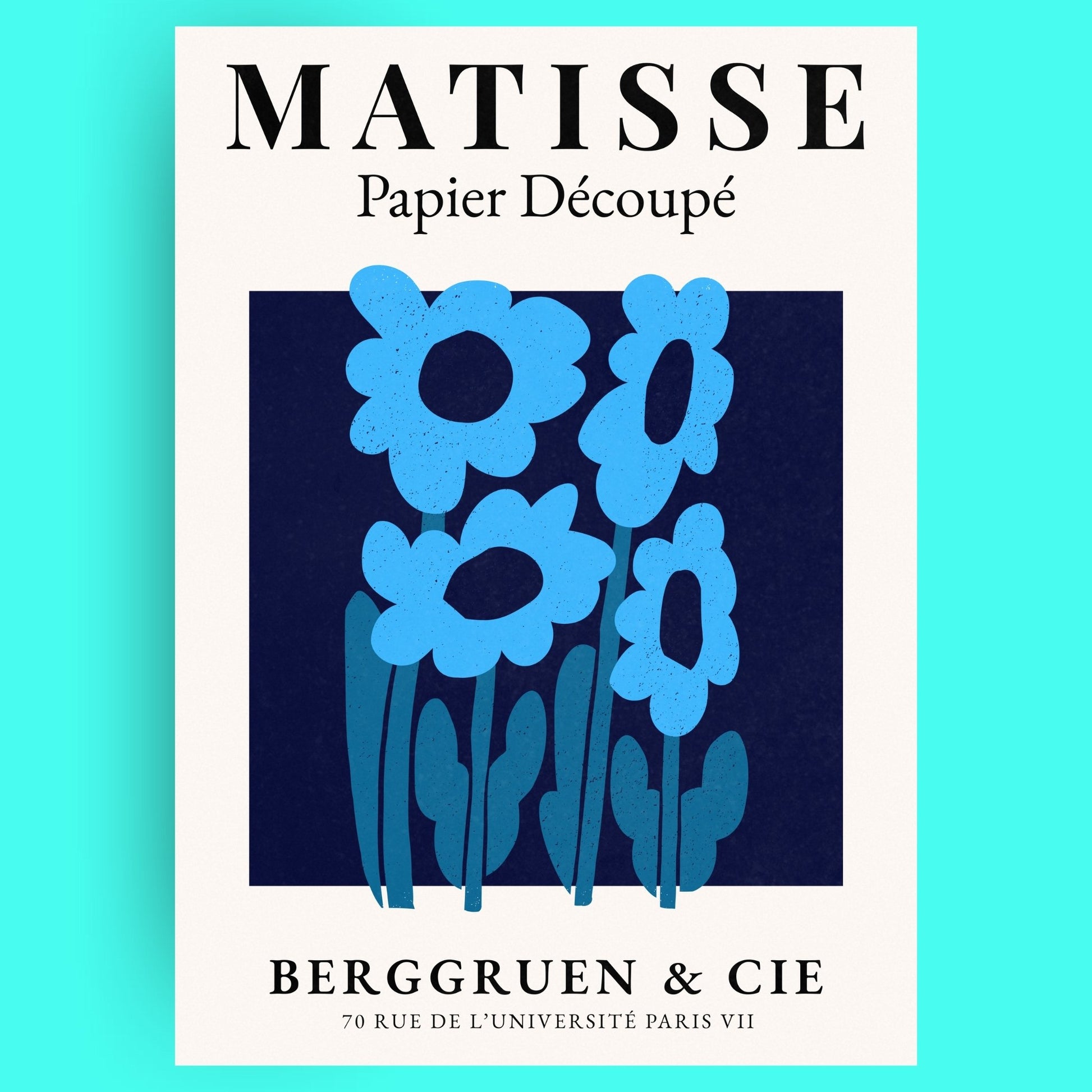 Matisse Papier Découpé - No8 - Bleue Vague Flow