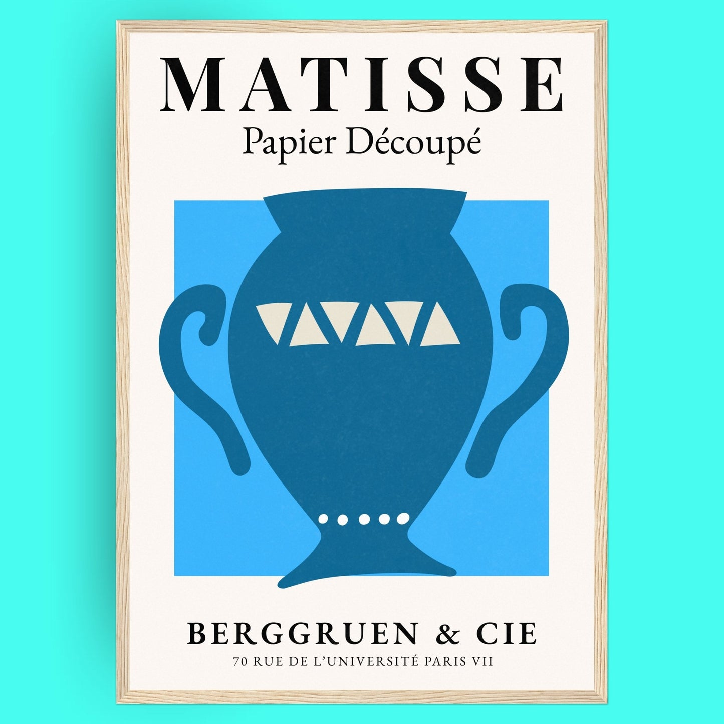 Matisse Papier Découpé - No6 - Bleue Vague Flow