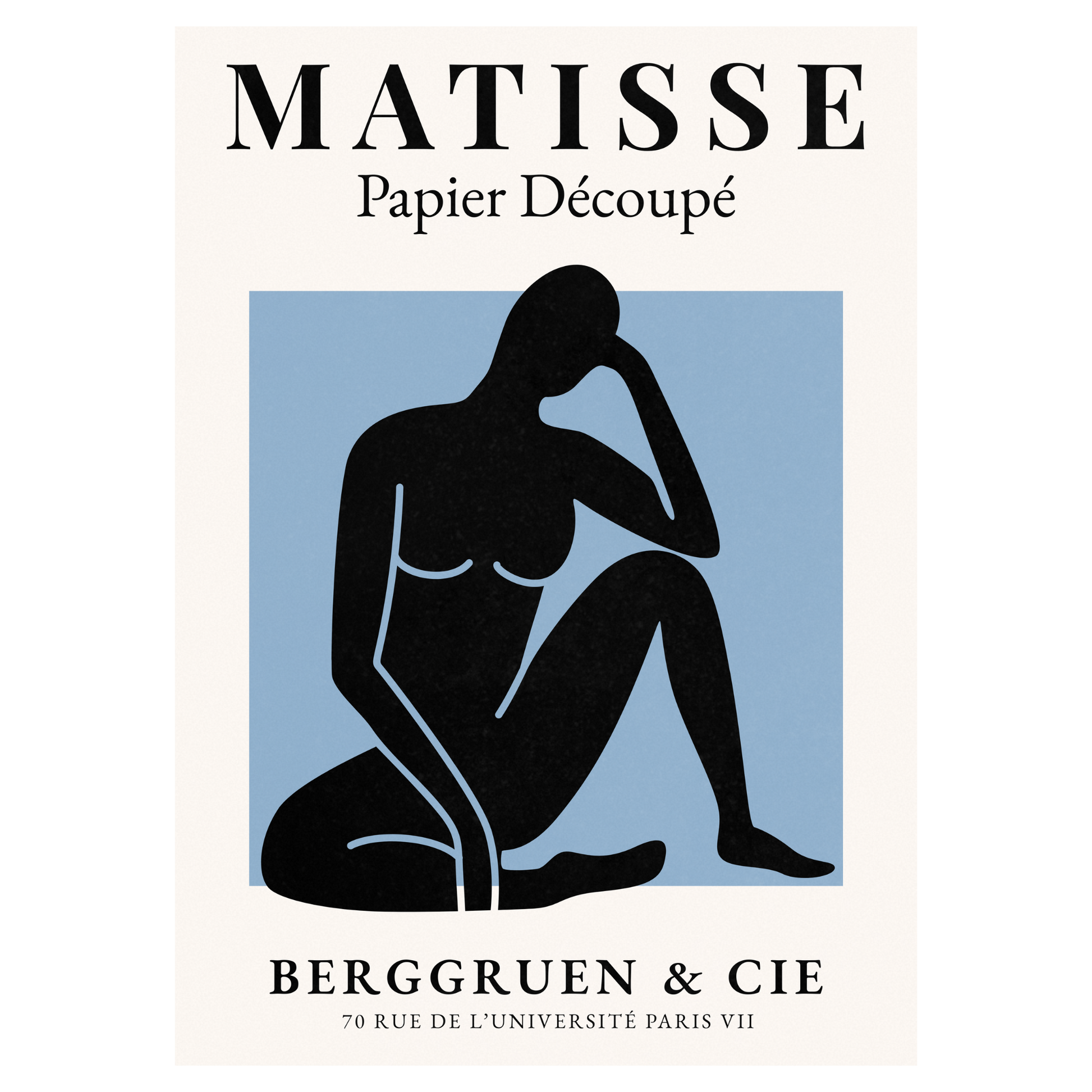 Matisse Papier Découpé - No3 Bleue Vague Flow