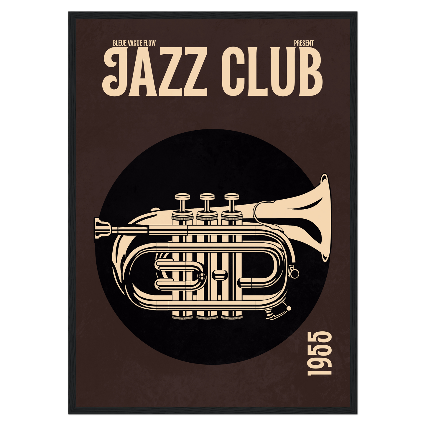 Jazz Club 55 - Trompette De Poche Bleue Vague Flow