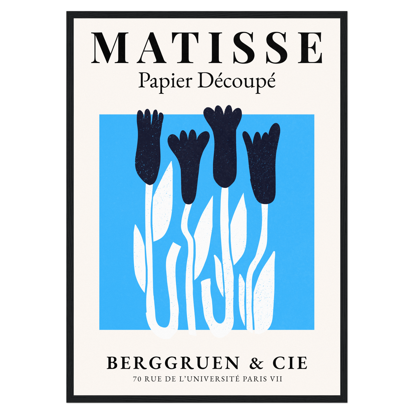 Matisse Papier Découpé - No7 Bleue Vague Flow Print Material