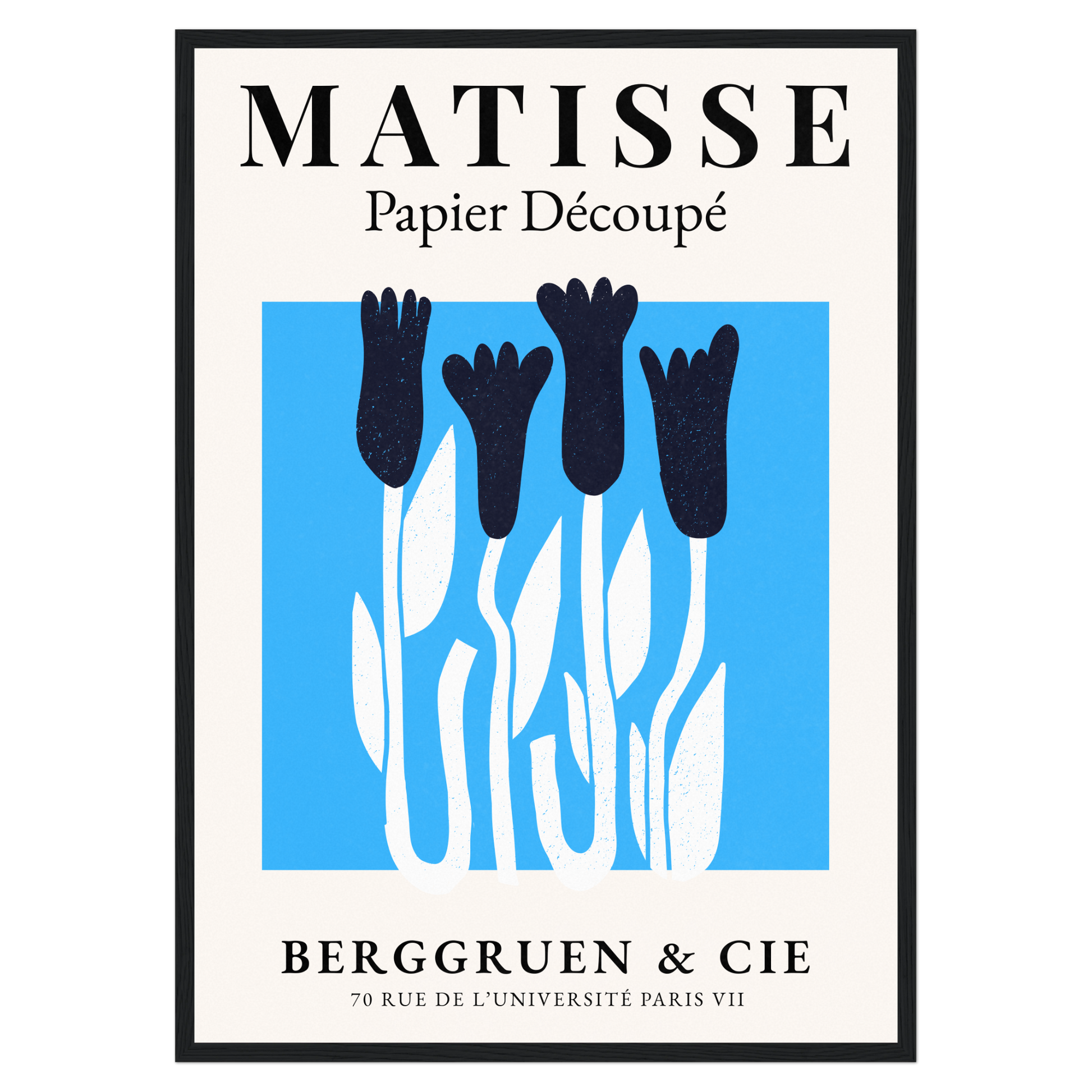 Matisse Papier Découpé - No7 Bleue Vague Flow Print Material