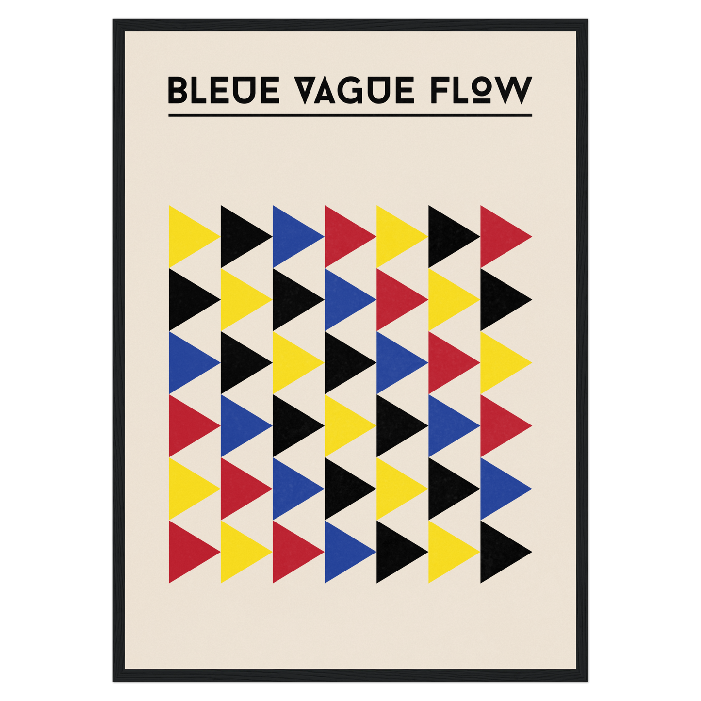 Bauhaus - Lignes De Mouvement Bleue Vague Flow