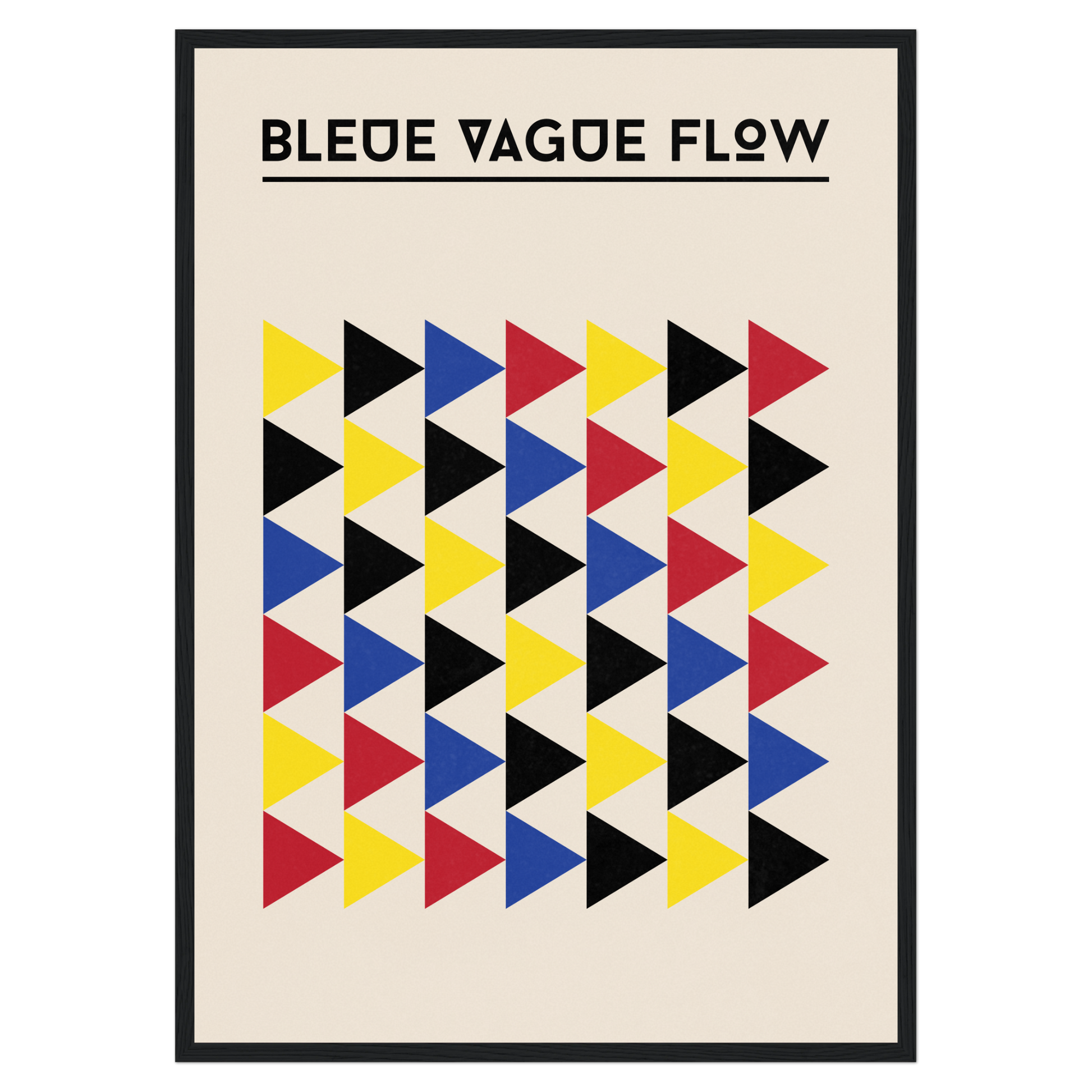 Bauhaus - Lignes De Mouvement Bleue Vague Flow