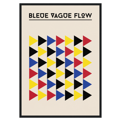 Bauhaus - Lignes De Mouvement Bleue Vague Flow