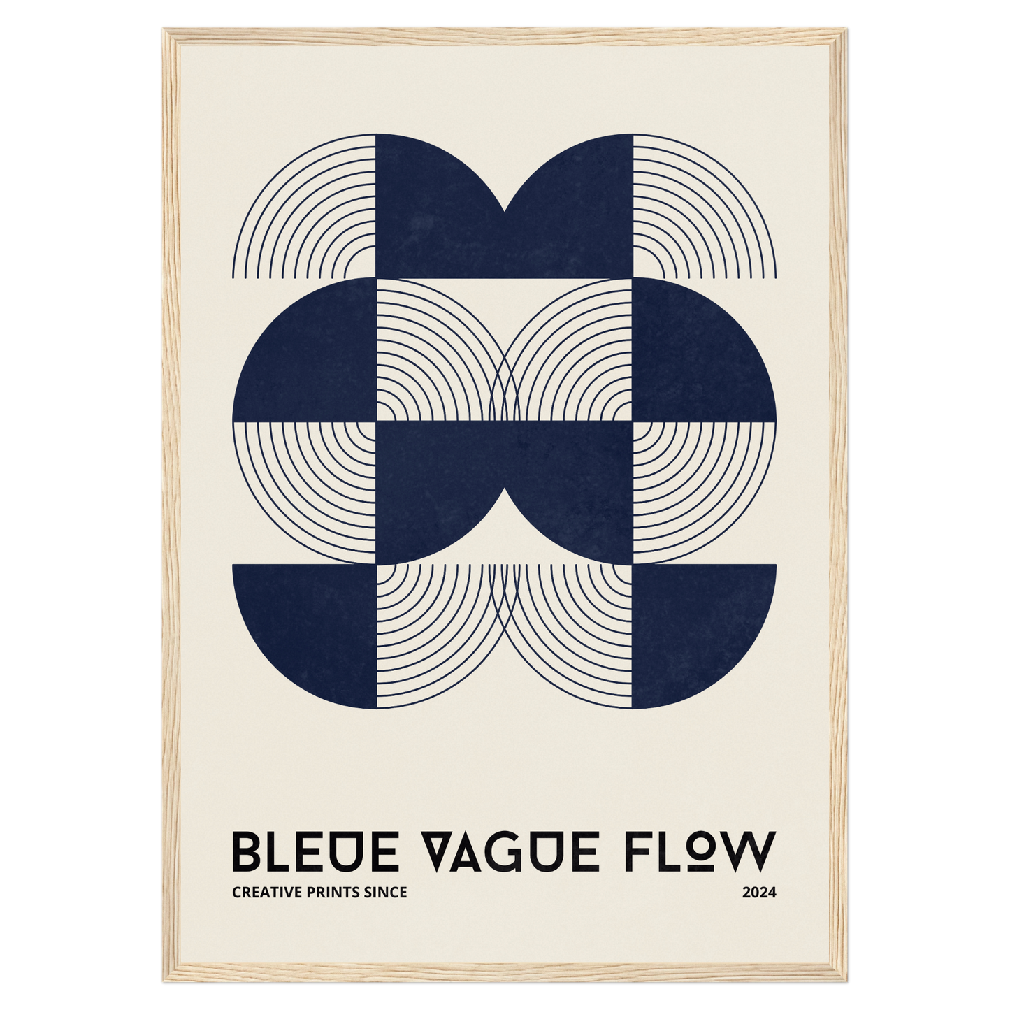 Bauhaus - Symétrie Inversée - Bleue Vague Flow