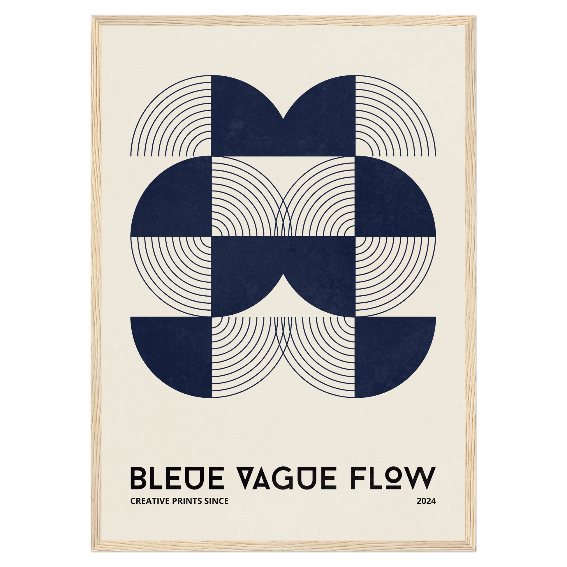 Bauhaus - Symétrie Inversée - Bleue Vague Flow