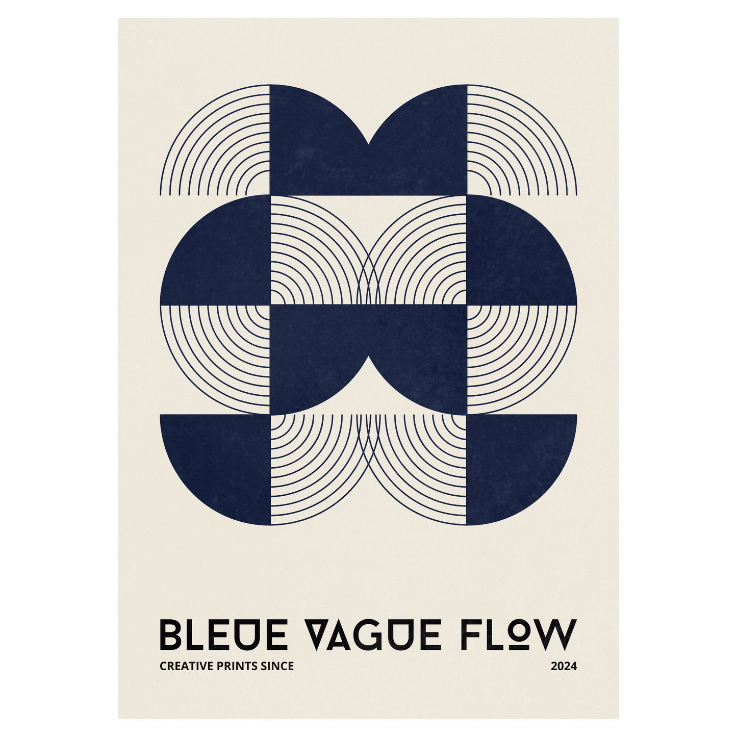 Bauhaus - Symétrie Inversée - Bleue Vague Flow