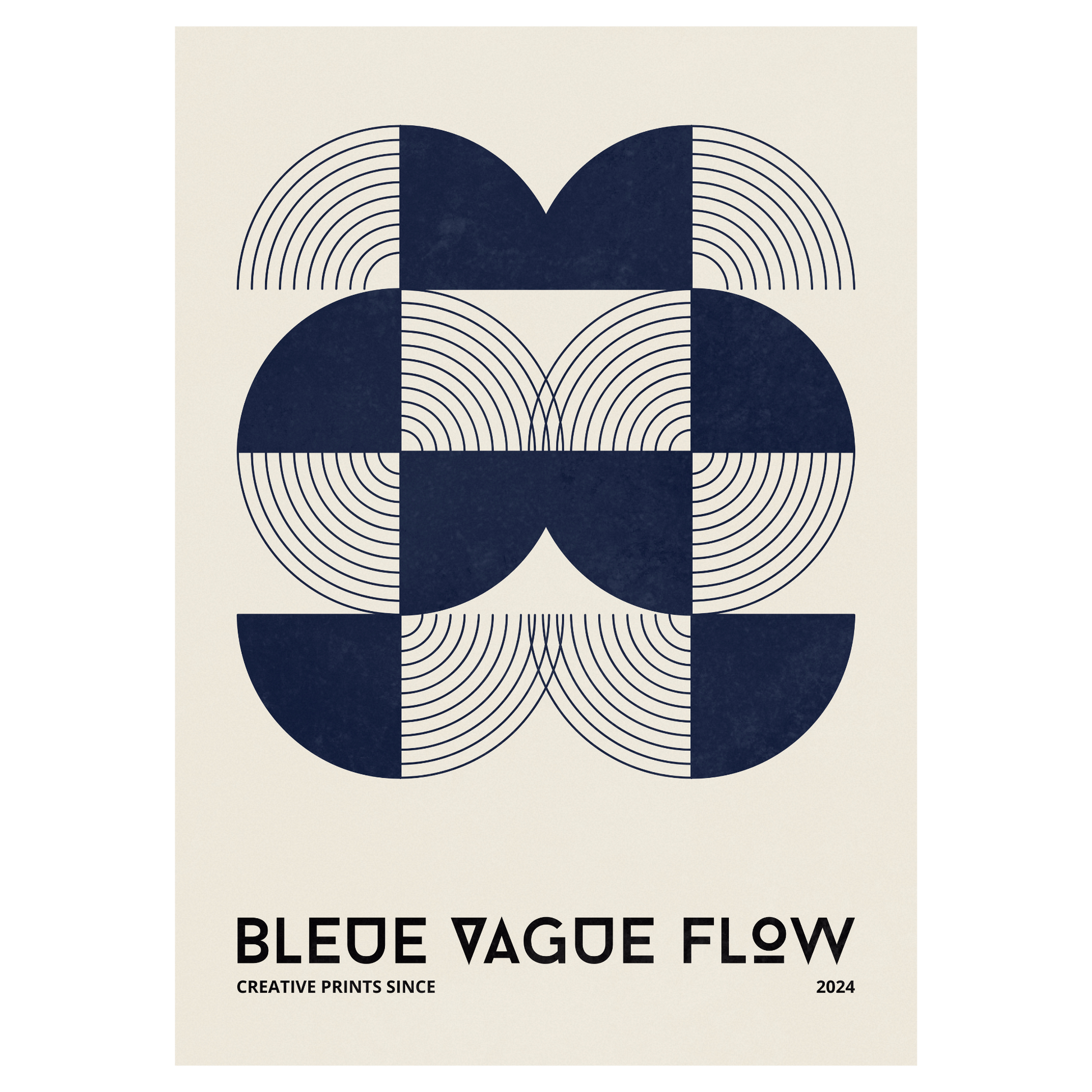 Bauhaus - Symétrie Inversée - Bleue Vague Flow