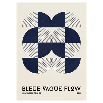 Bauhaus - Symétrie Inversée - Bleue Vague Flow
