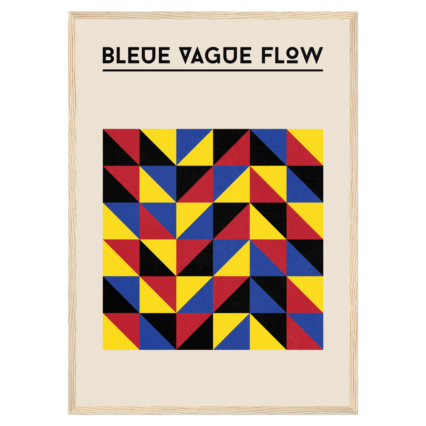 Bauhaus - Formes Mixtes Bleue Vague Flow