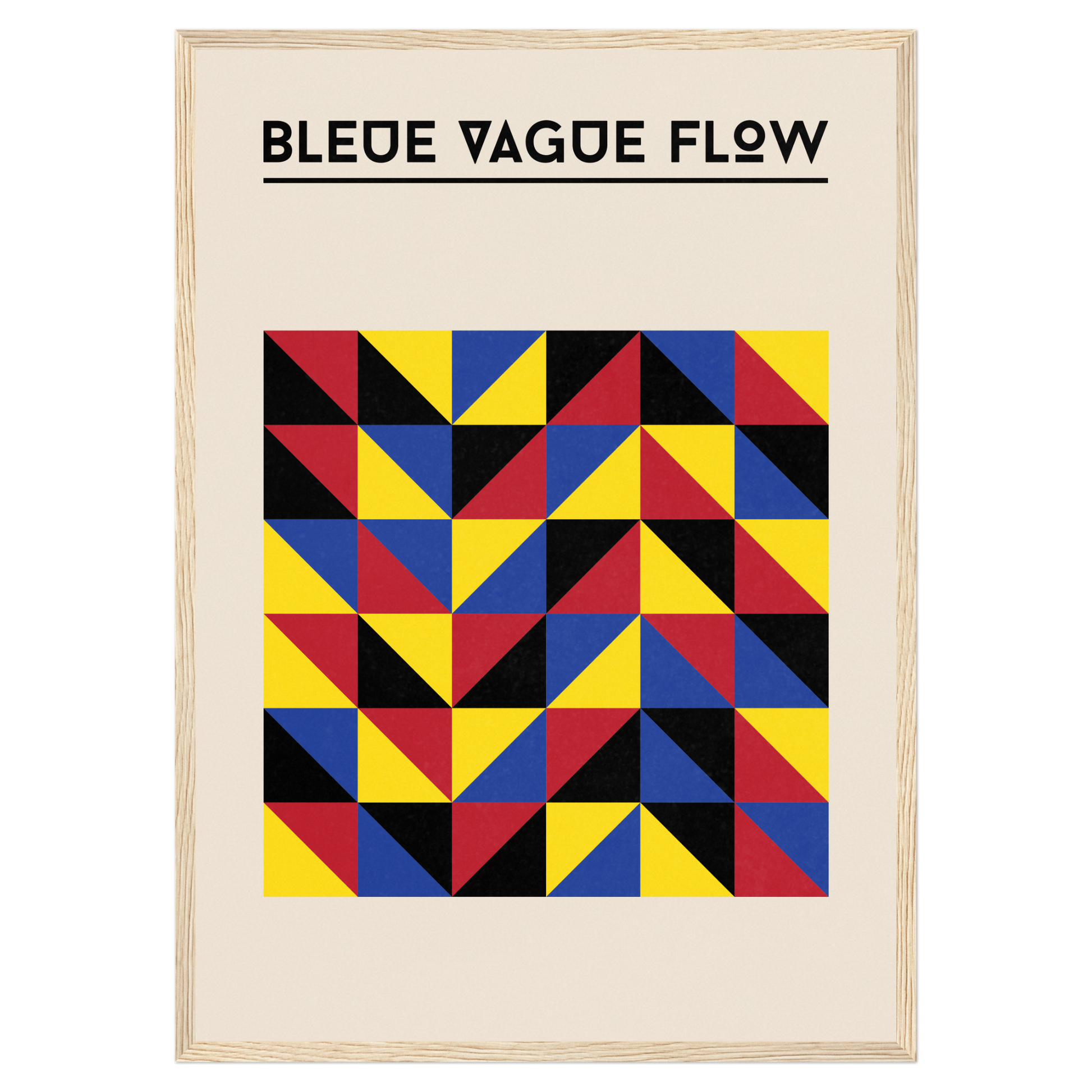 Bauhaus - Formes Mixtes Bleue Vague Flow