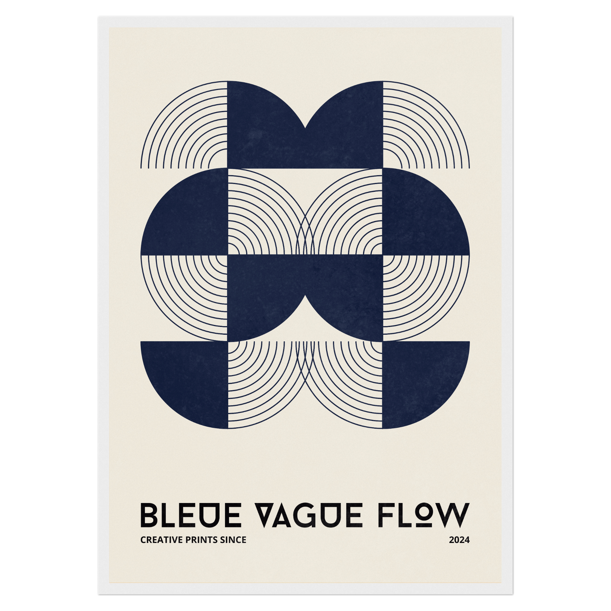 Bauhaus - Symétrie Inversée - Bleue Vague Flow