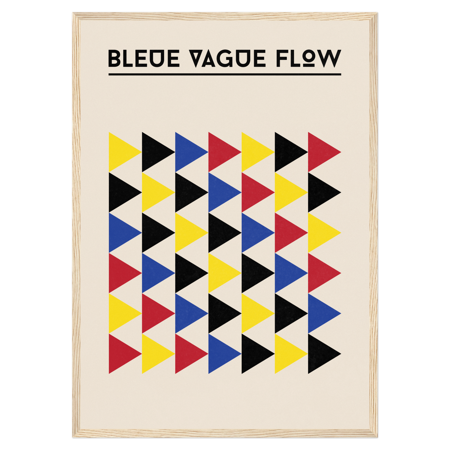 Bauhaus - Lignes De Mouvement Bleue Vague Flow