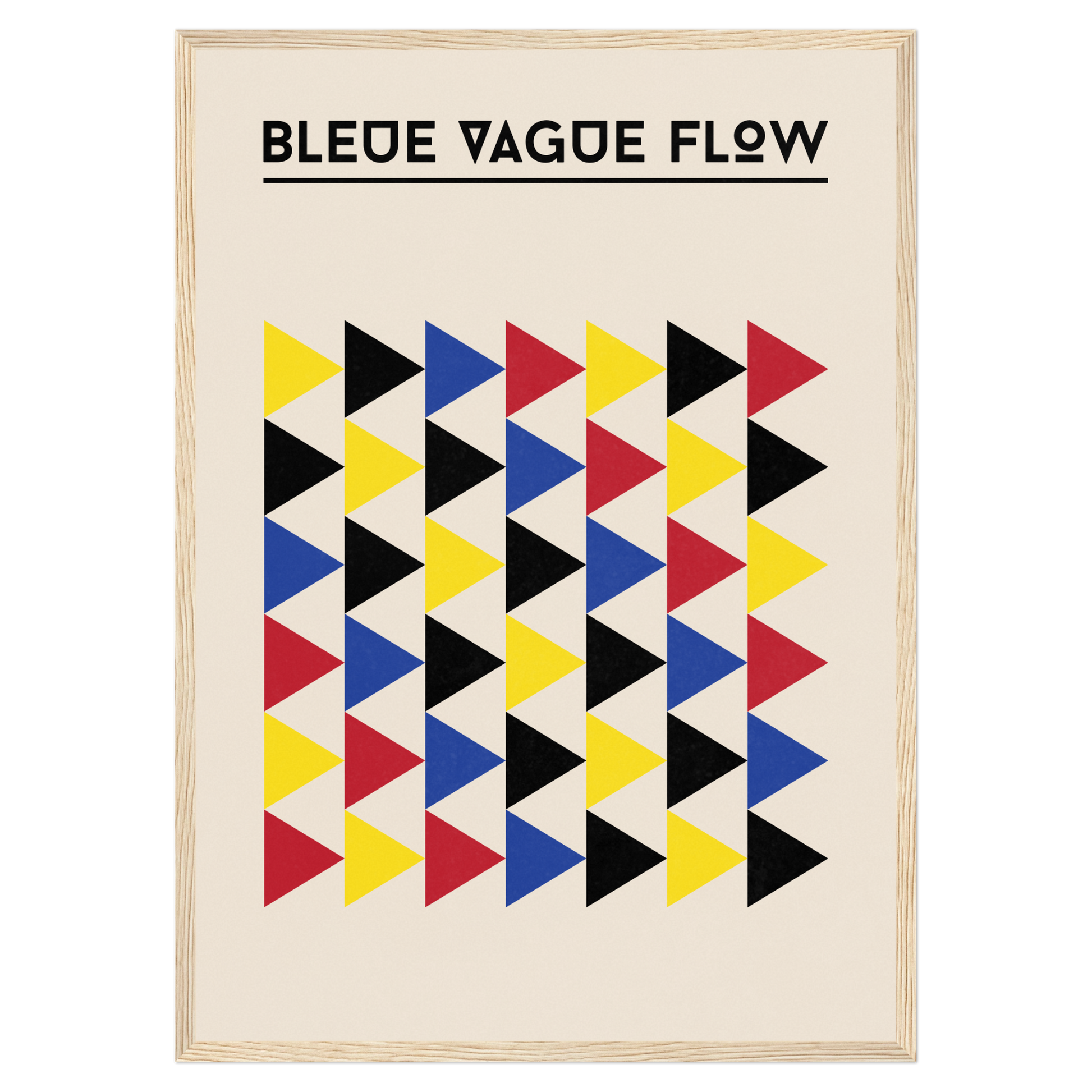 Bauhaus - Lignes De Mouvement Bleue Vague Flow