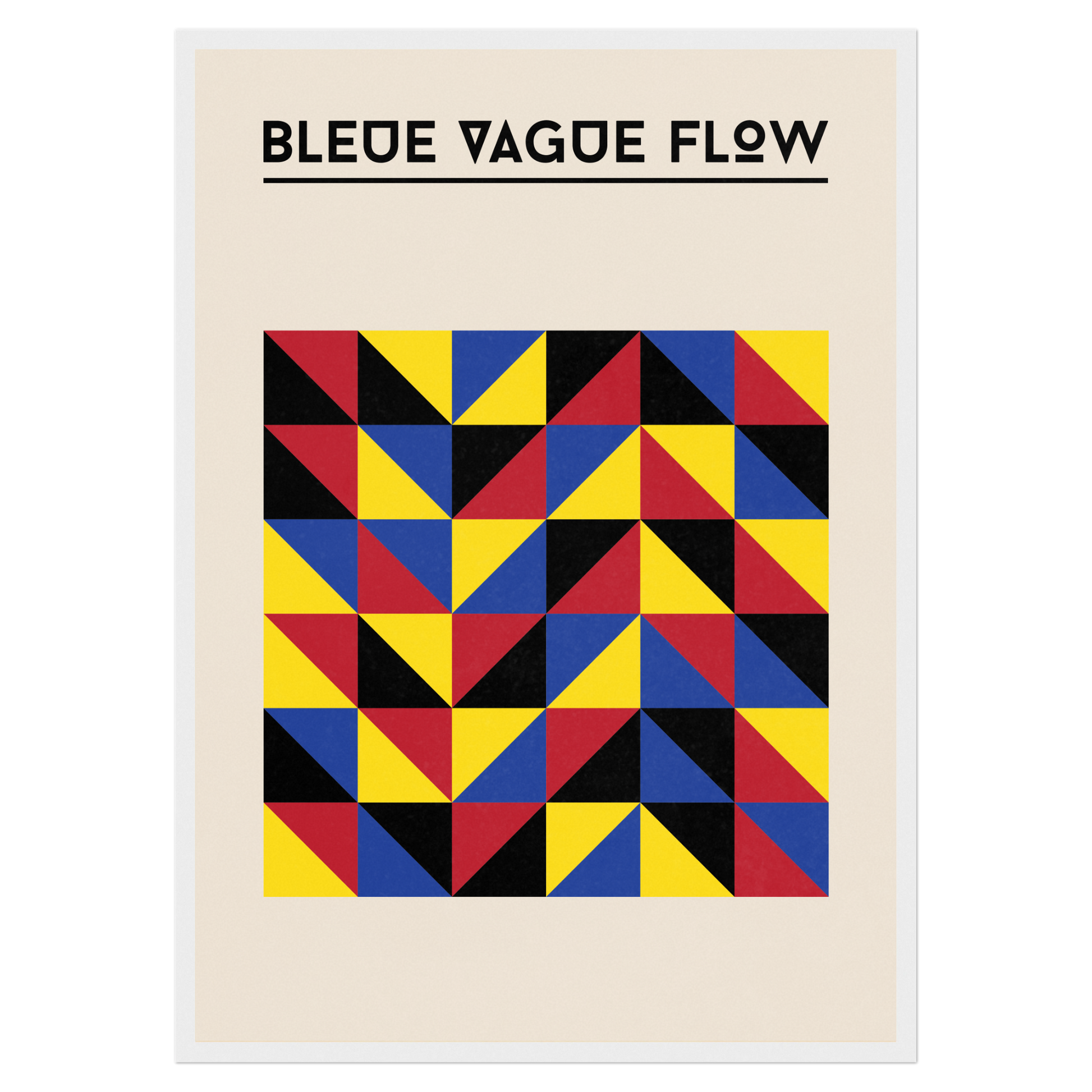 Bauhaus - Formes Mixtes Bleue Vague Flow