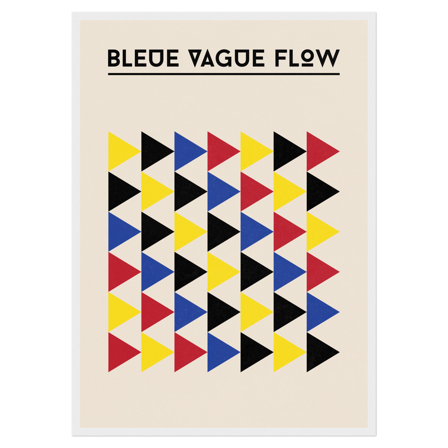 Bauhaus - Lignes De Mouvement Bleue Vague Flow