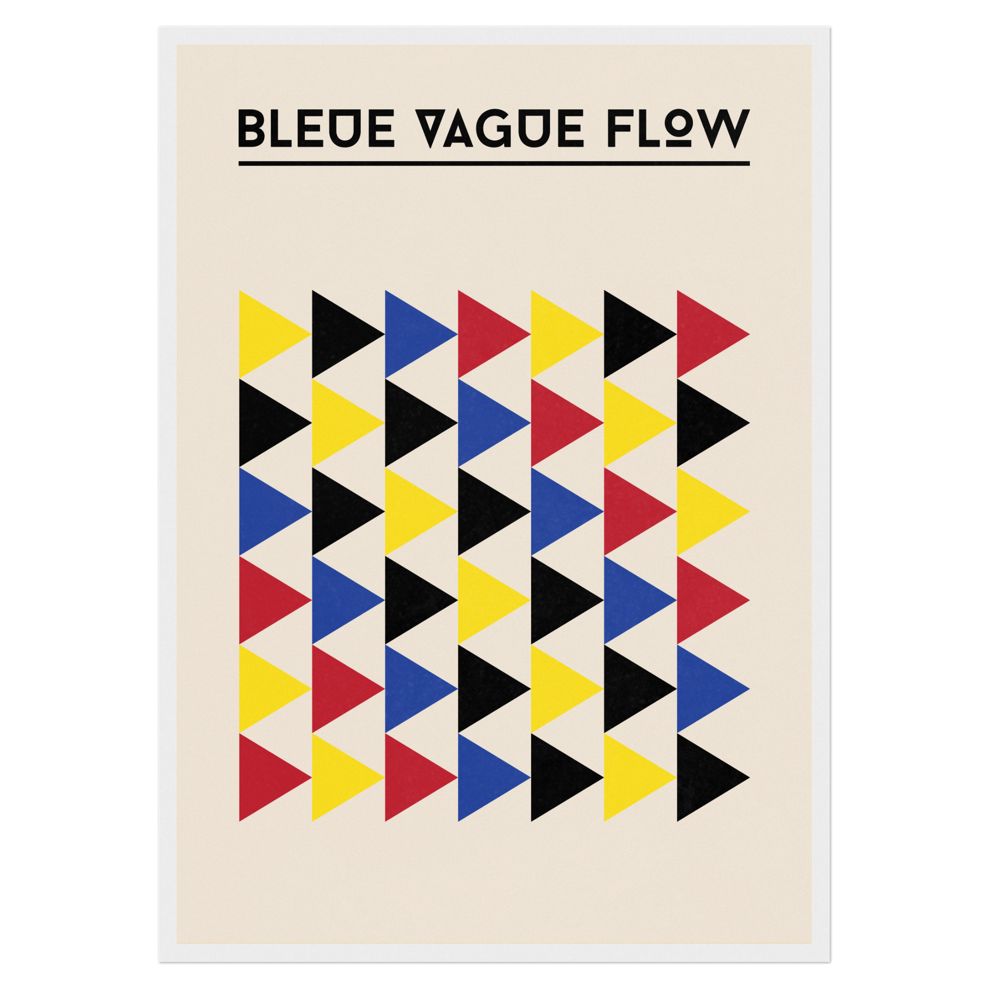 Bauhaus - Lignes De Mouvement Bleue Vague Flow