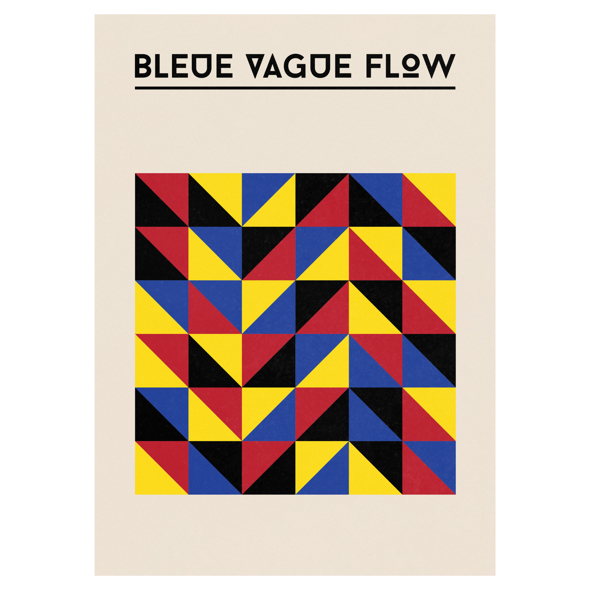 Bauhaus - Formes Mixtes Bleue Vague Flow