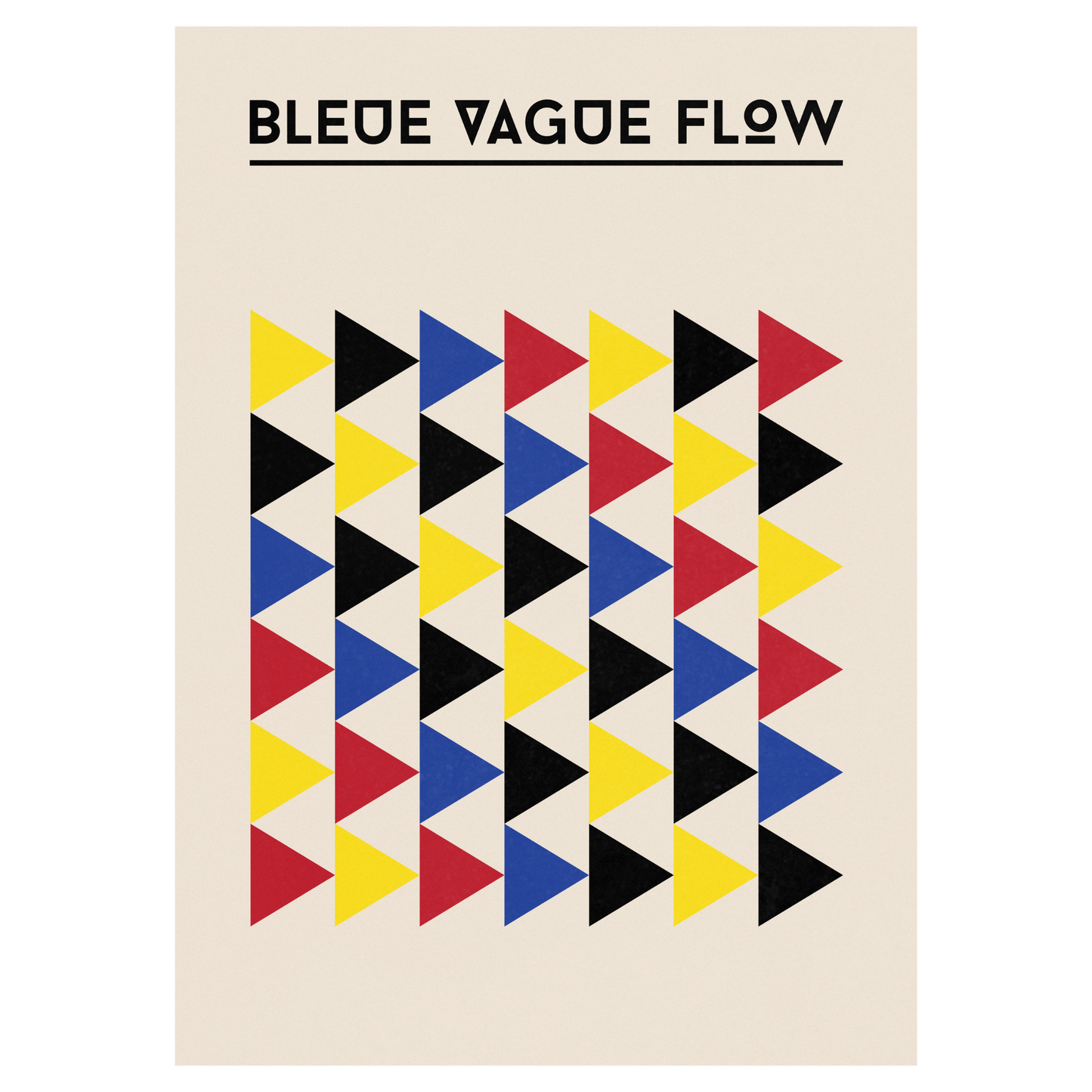 Bauhaus - Lignes De Mouvement Bleue Vague Flow