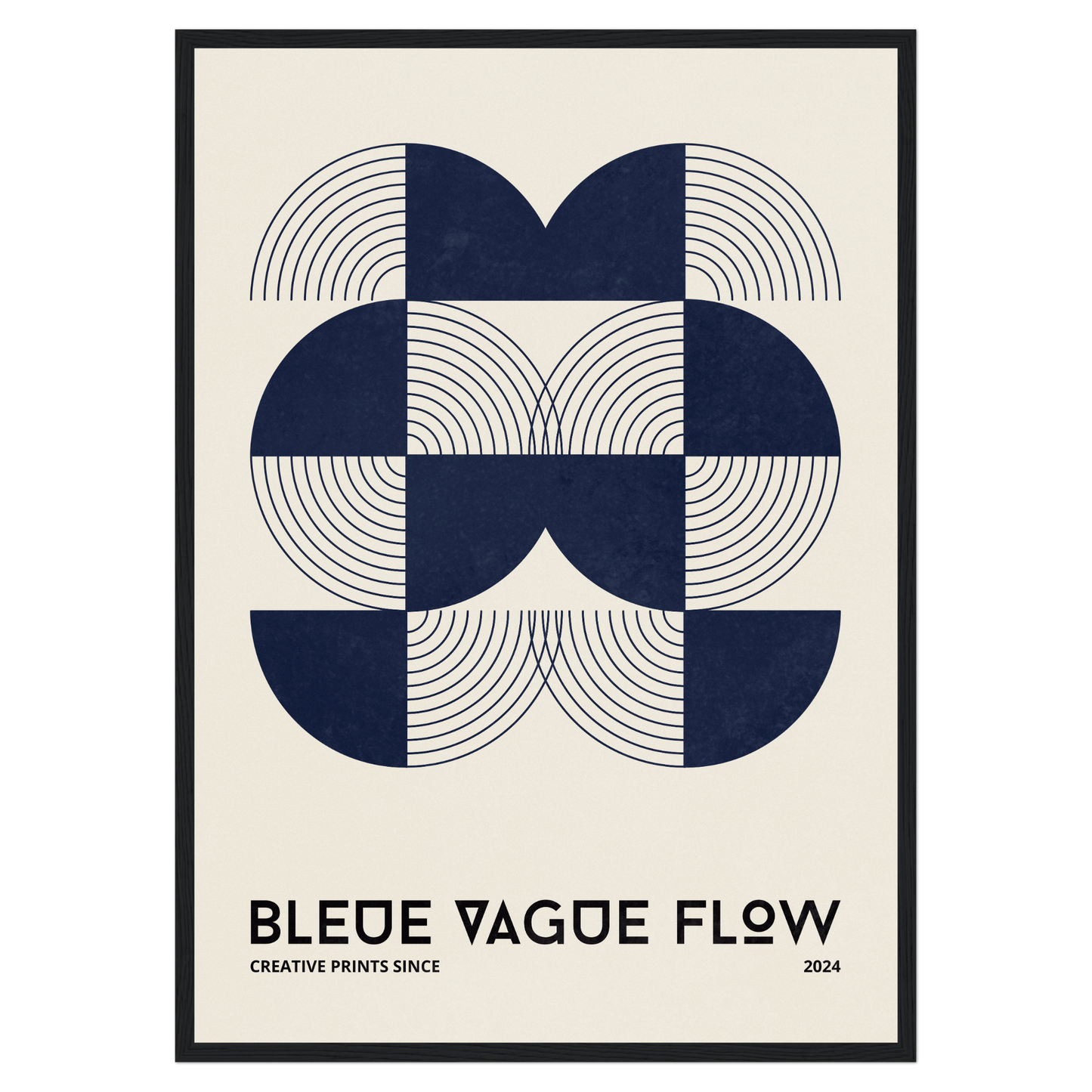 Bauhaus - Symétrie Inversée - Bleue Vague Flow