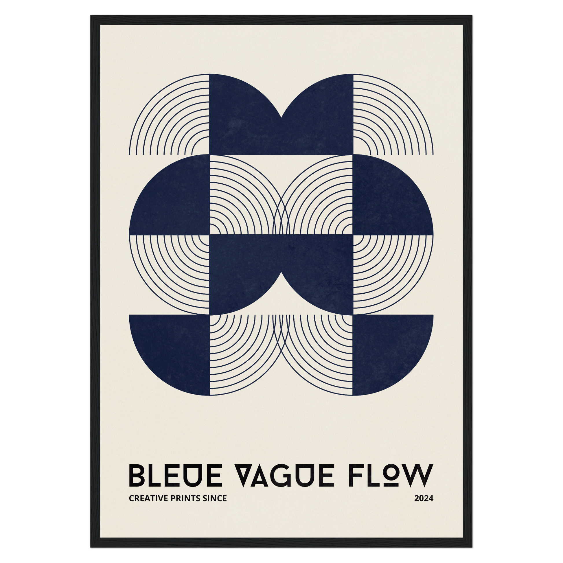 Bauhaus - Symétrie Inversée - Bleue Vague Flow