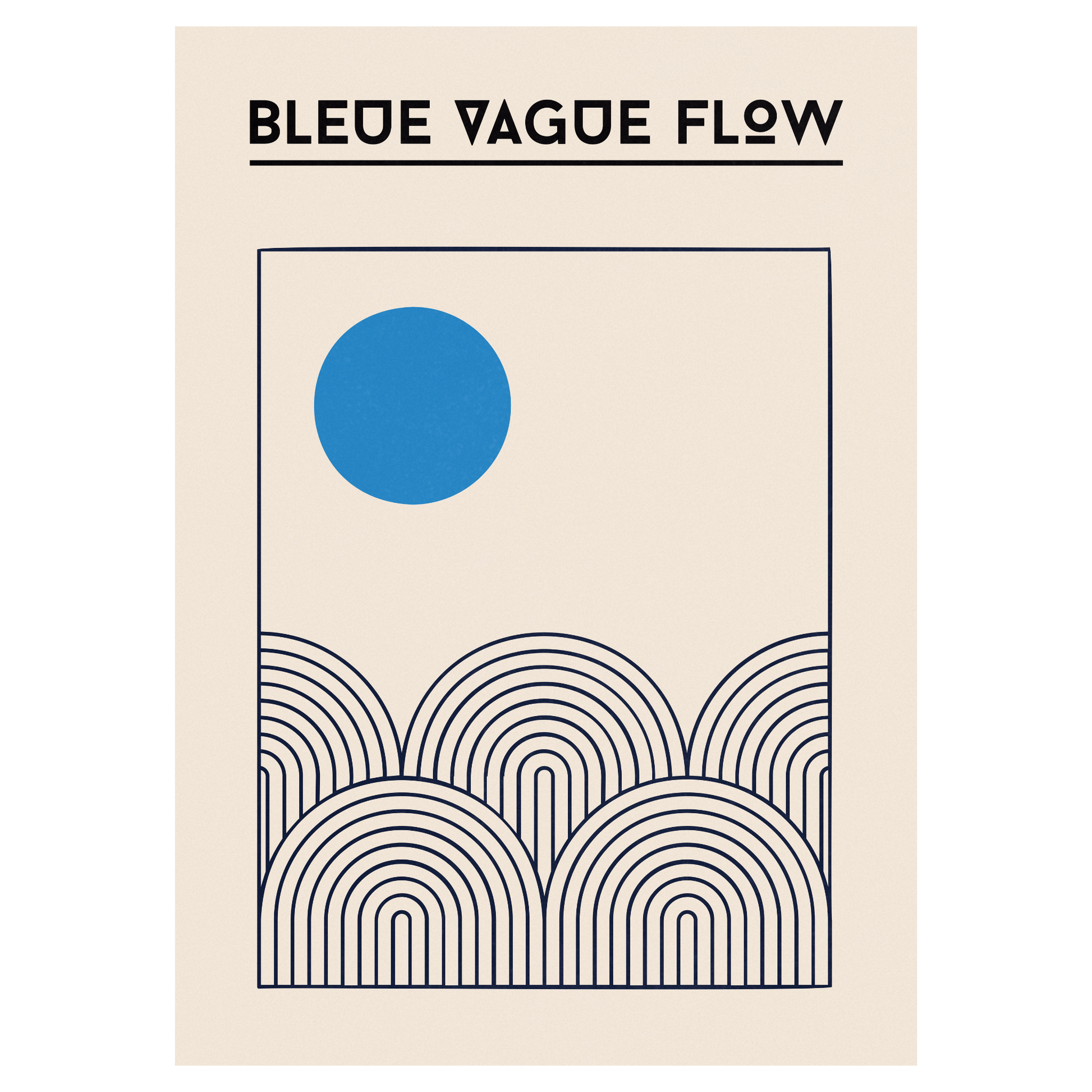 Bauhaus - Plage Bleue Vague Flow