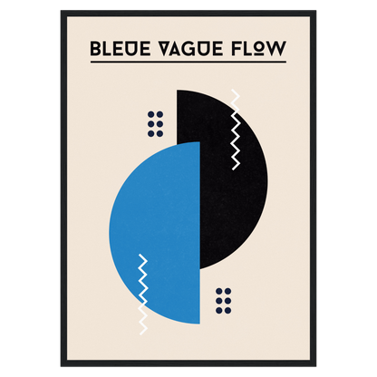 Bauhaus - Symétrie Bleue Vague Flow