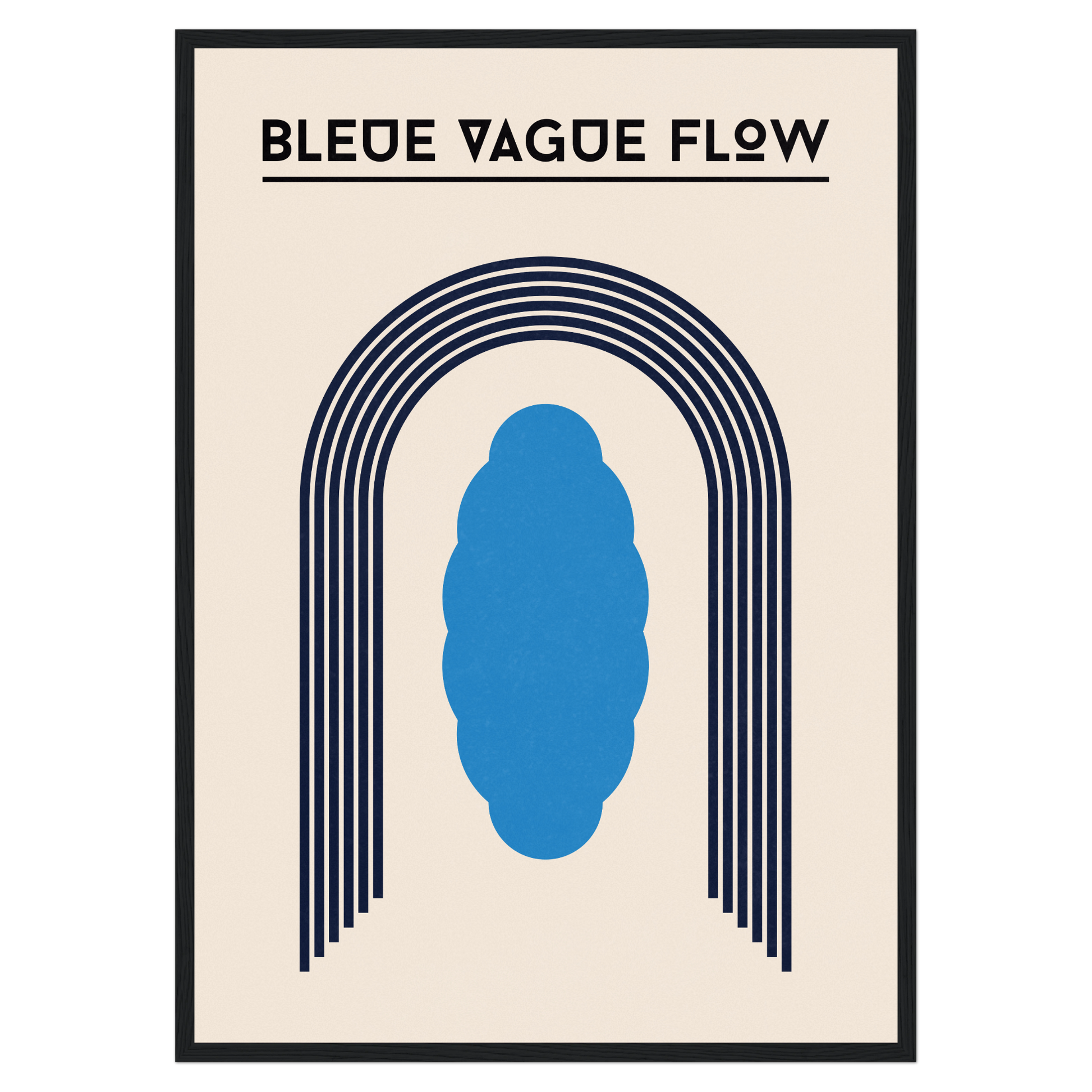 Bauhaus - Silhouette Bleue Vague Flow
