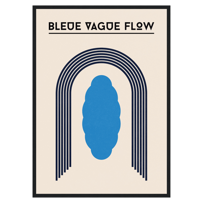 Bauhaus - Silhouette Bleue Vague Flow