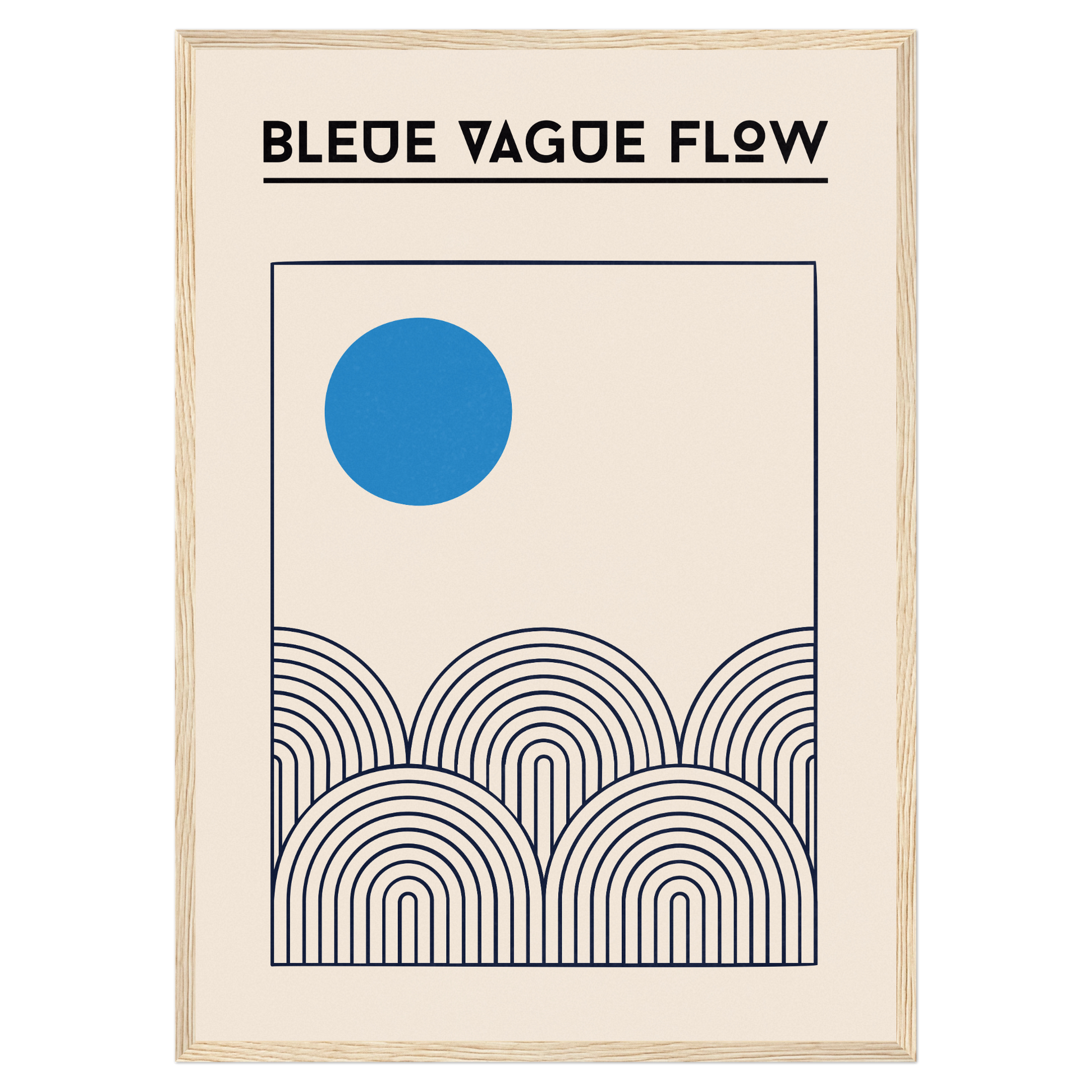Bauhaus - Plage Bleue Vague Flow