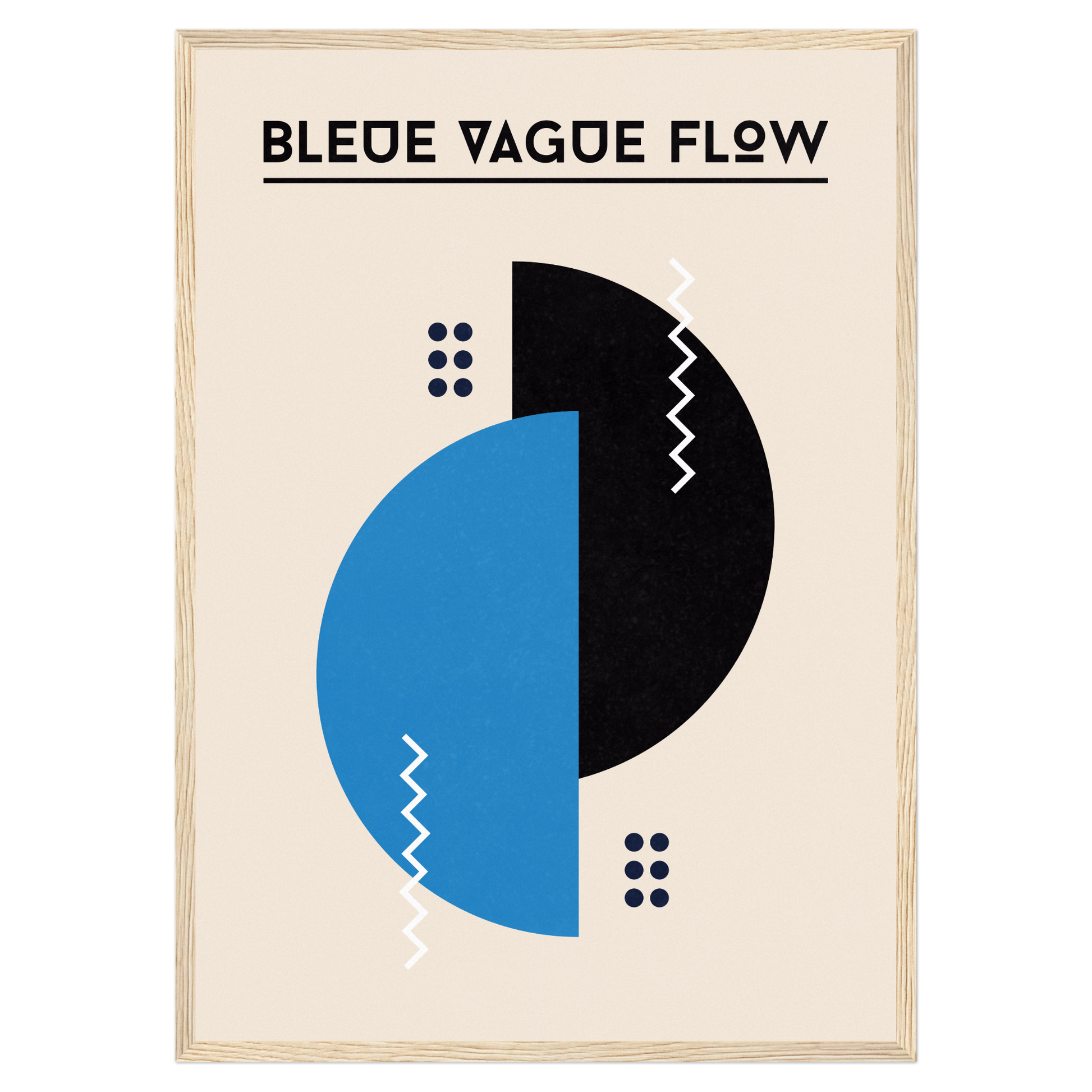 Bauhaus - Symétrie Bleue Vague Flow