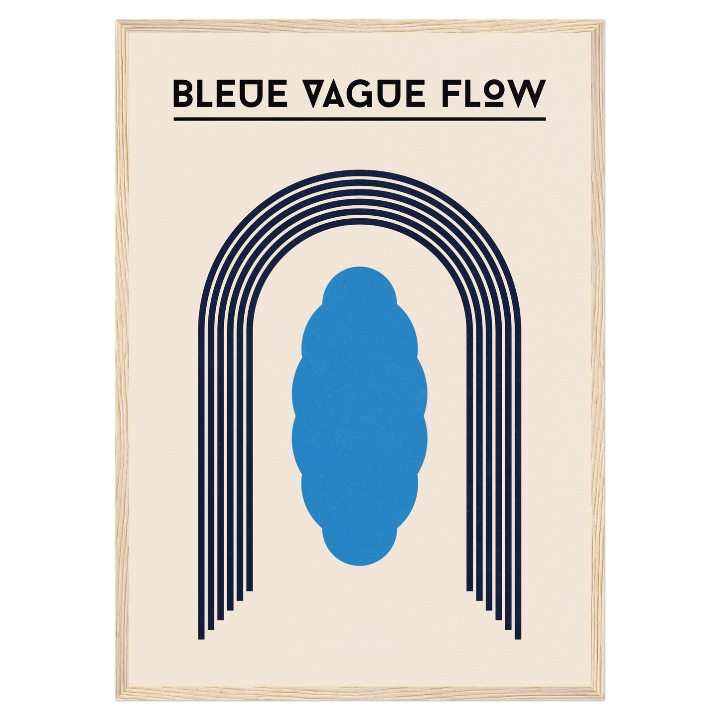 Bauhaus - Silhouette Bleue Vague Flow