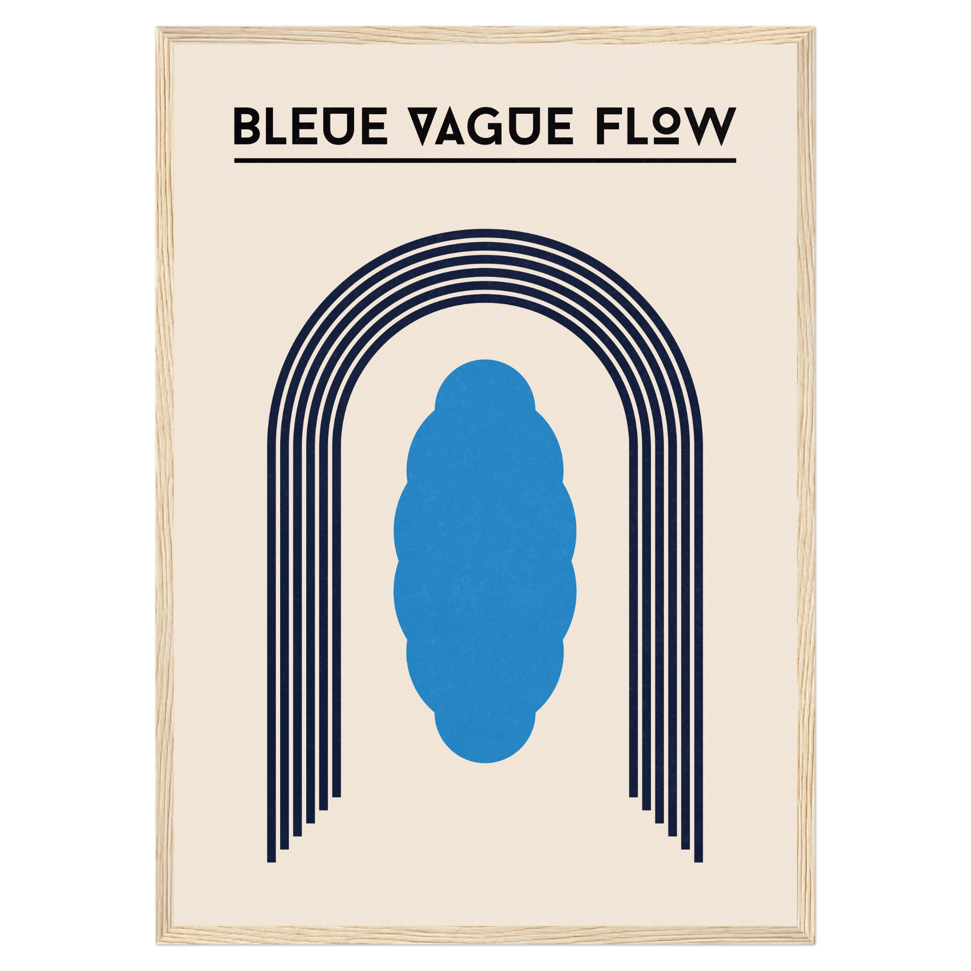 Bauhaus - Silhouette Bleue Vague Flow