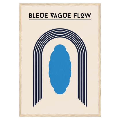Bauhaus - Silhouette Bleue Vague Flow