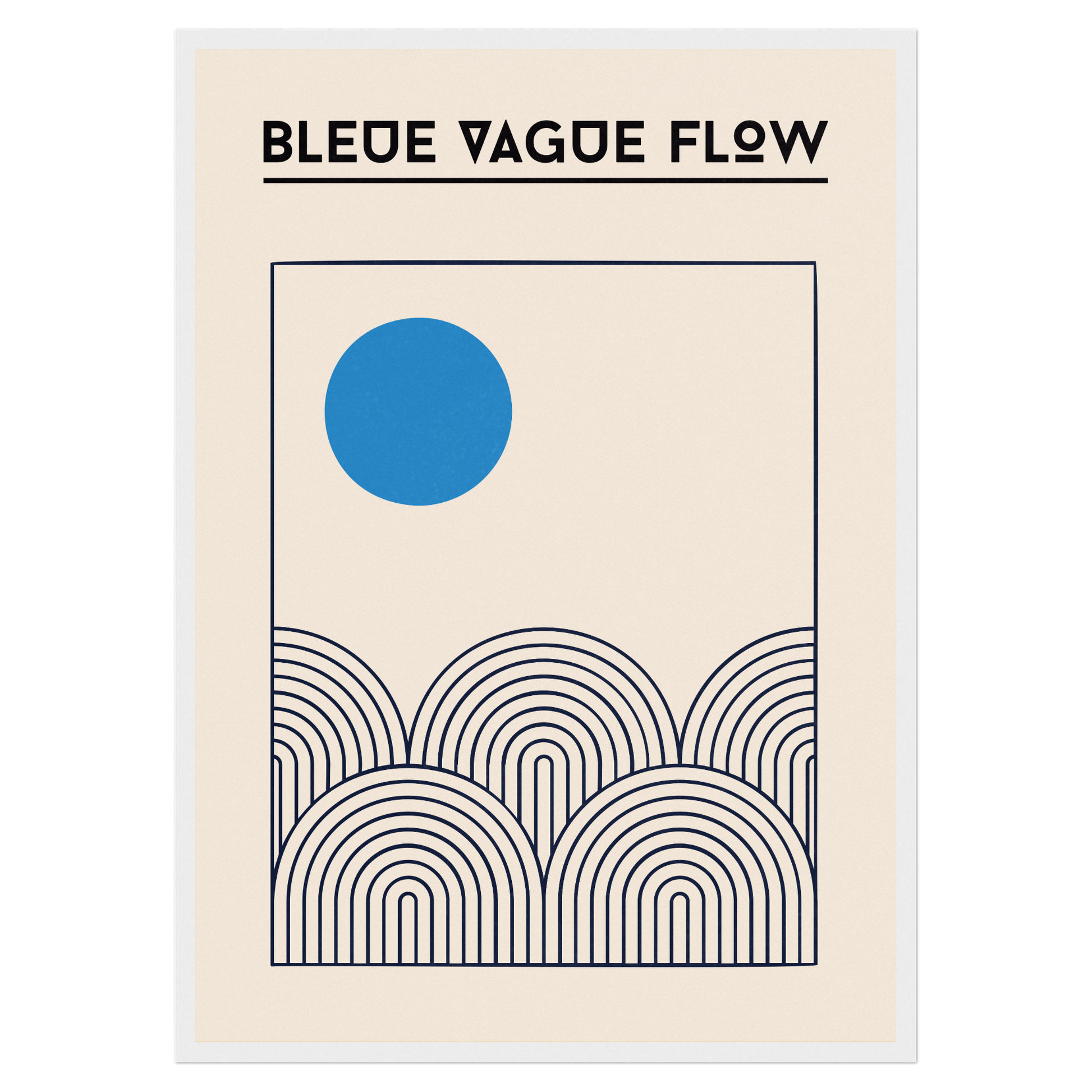 Bauhaus - Plage Bleue Vague Flow