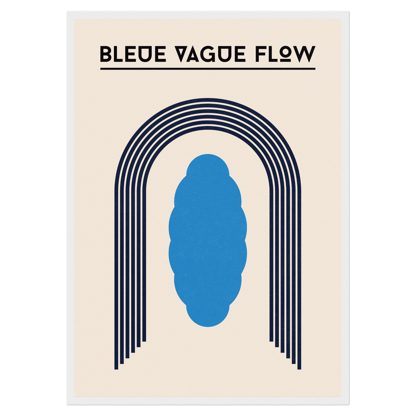 Bauhaus - Silhouette Bleue Vague Flow