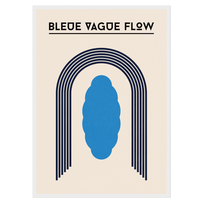 Bauhaus - Silhouette Bleue Vague Flow