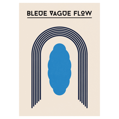 Bauhaus - Silhouette Bleue Vague Flow