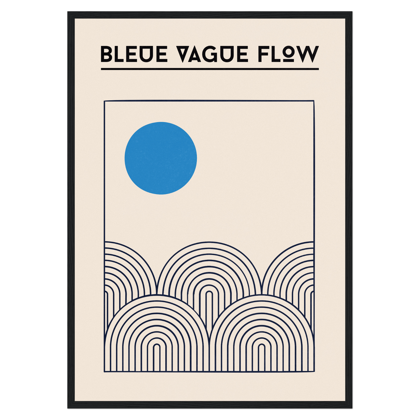 Bauhaus - Plage Bleue Vague Flow