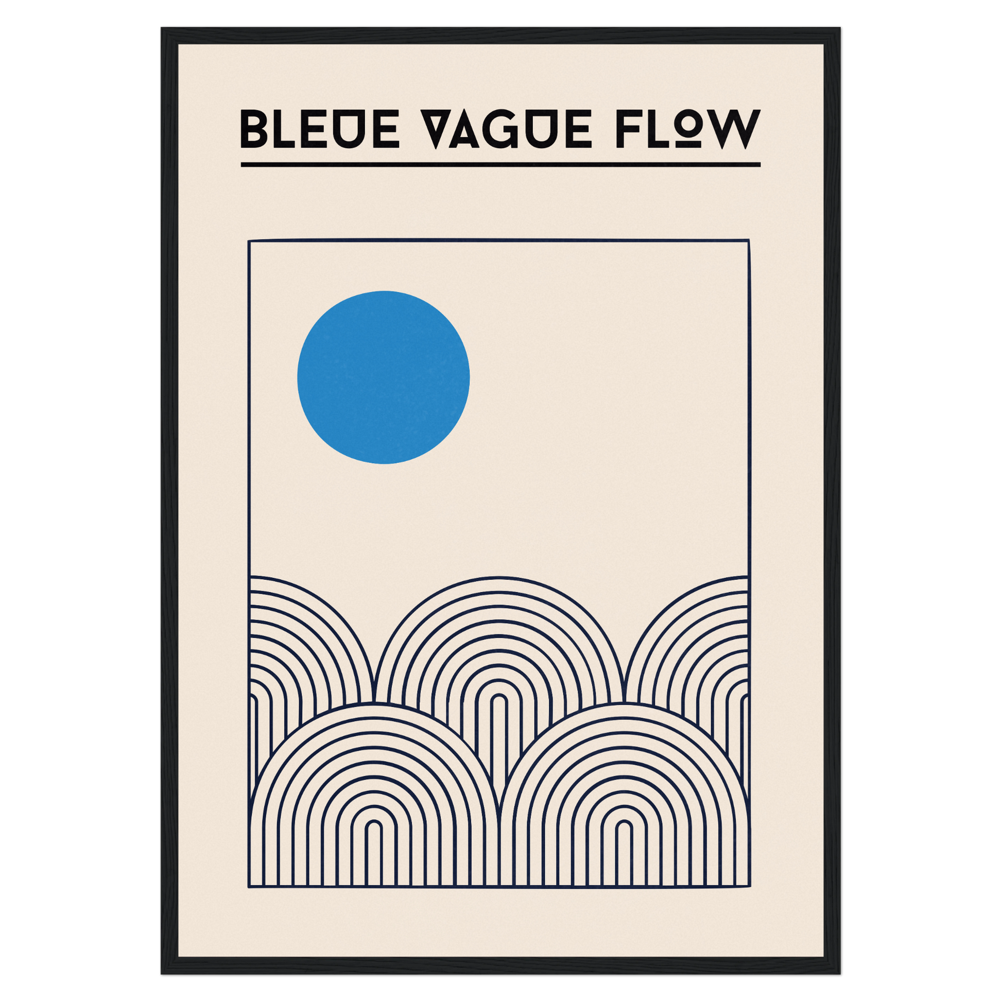 Bauhaus - Plage Bleue Vague Flow