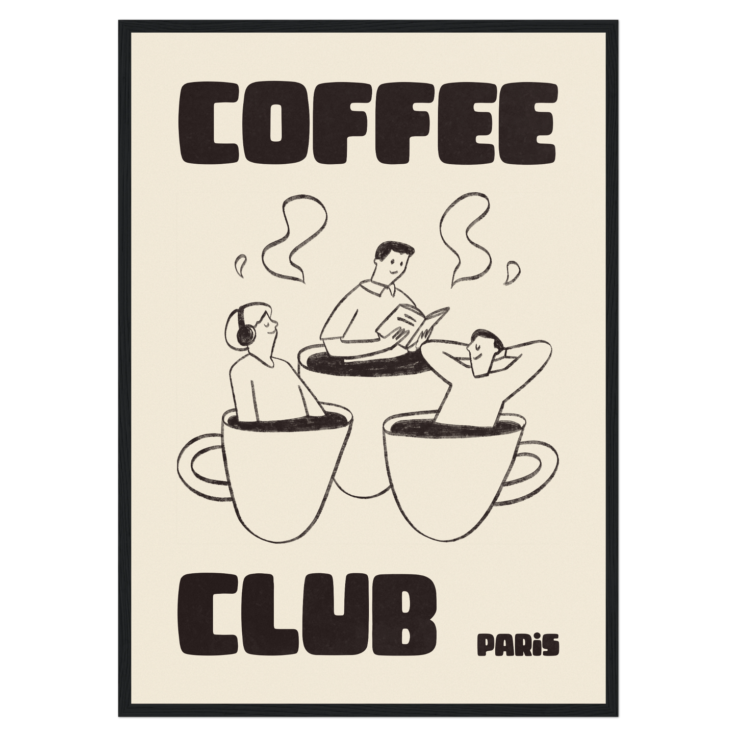 Coffee Club - Bain De Café Bleue Vague Flow